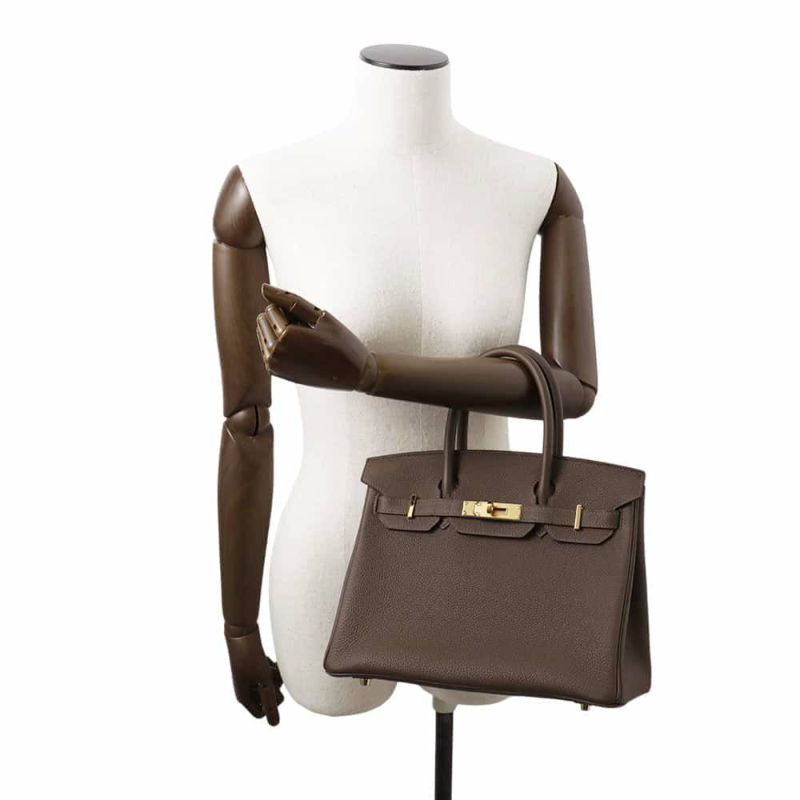 エルメス バーキン30 エコルセ/ゴールド金具 トゴ W刻印 HERMES Birkin ハンドバッグ