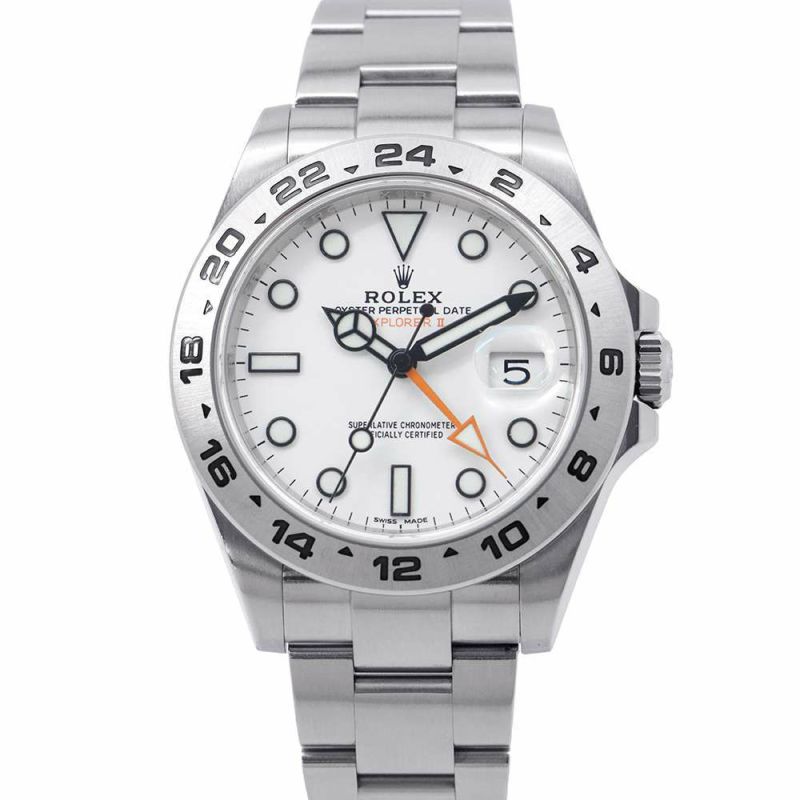 ロレックス エクスプローラー2 ランダムシリアル ルーレット 216570 ROLEX 腕時計 ウォッチ 白文字盤