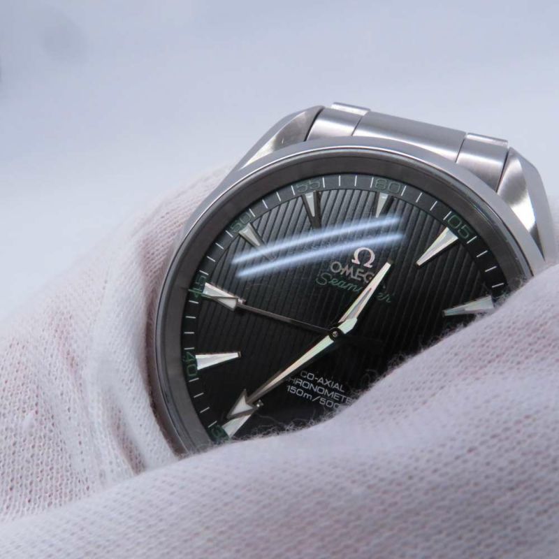 オメガ シーマスター アクアテラ 220.10.41.21.01.001 OMEGA 腕時計 黒文字盤 チークコンセプト