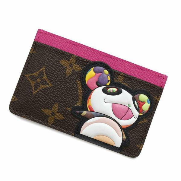 ルイヴィトン カードケース モノグラム LV × TM カードケース ポルト カルト・サーンプル M13439 村上隆 コラボ