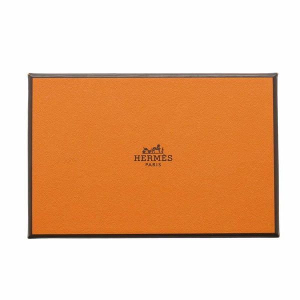 エルメス コインケース カルヴィ デュオ ローズサクラ/シルバー金具 シェブルミゾル W刻印 財布 シェーブル