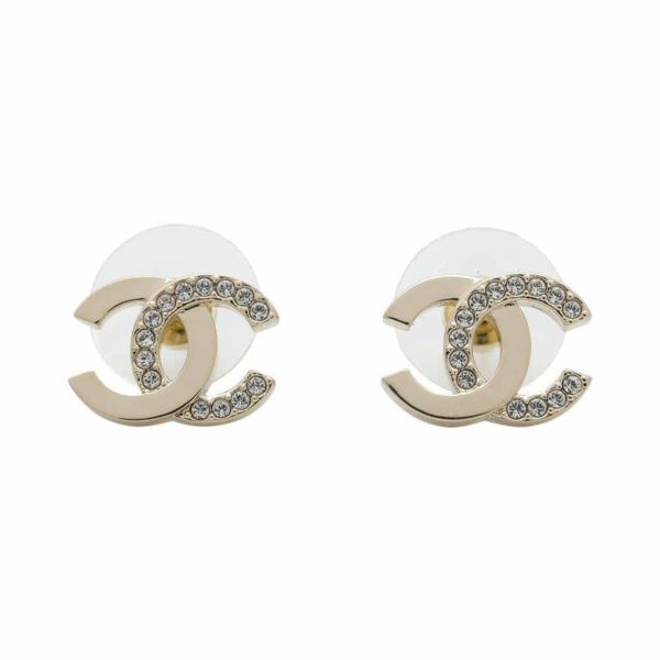 シャネル ピアス ココマーク ラインストーン B25P ABF249 CHANEL アクセサリー