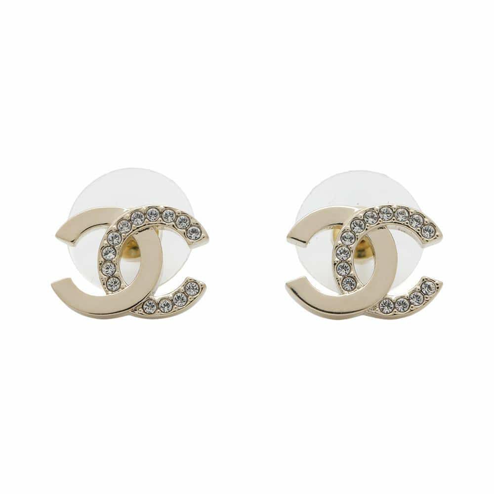 シャネル ピアス ココマーク ラインストーン B25P ABF249 CHANEL アクセサリー