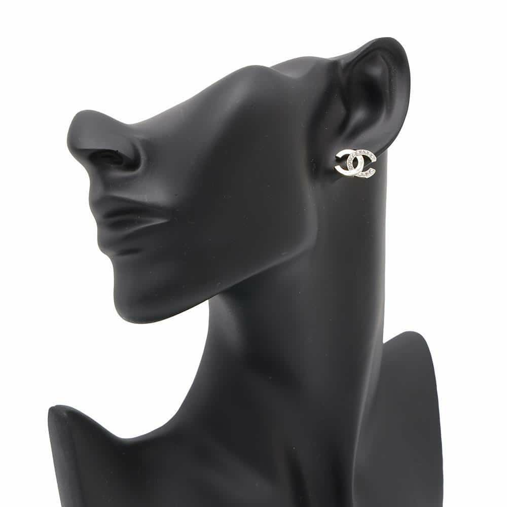 シャネル ピアス ココマーク ラインストーン B25P ABF249 CHANEL アクセサリー