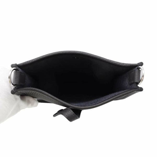 エルメス エブリンTPM アマゾン サングルコルダージュ プルノワール/ジョーヌミルトン/シルバー金具 トリヨンクレマンス K刻印