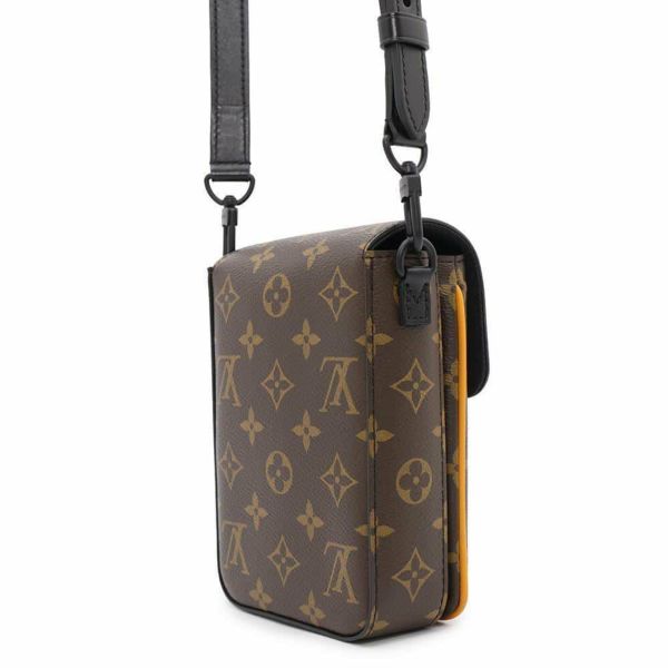 ルイヴィトン ショルダーバッグ モノグラム・マカサー Sロック ヴェルティカル・ウエアラブル ウォレット M82535