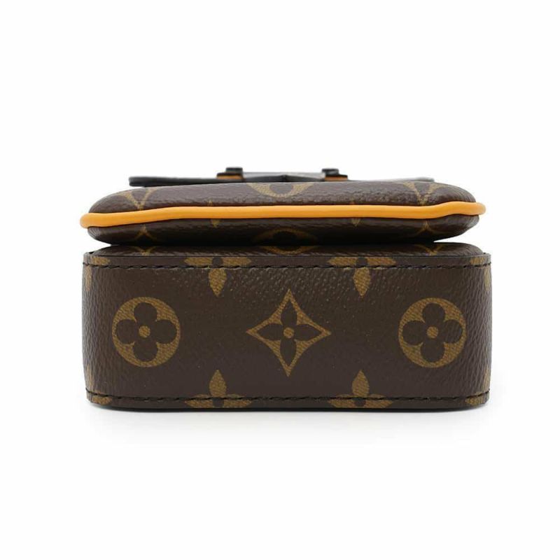 ルイヴィトン ショルダーバッグ モノグラム・マカサー Sロック ヴェルティカル・ウエアラブル ウォレット M82535