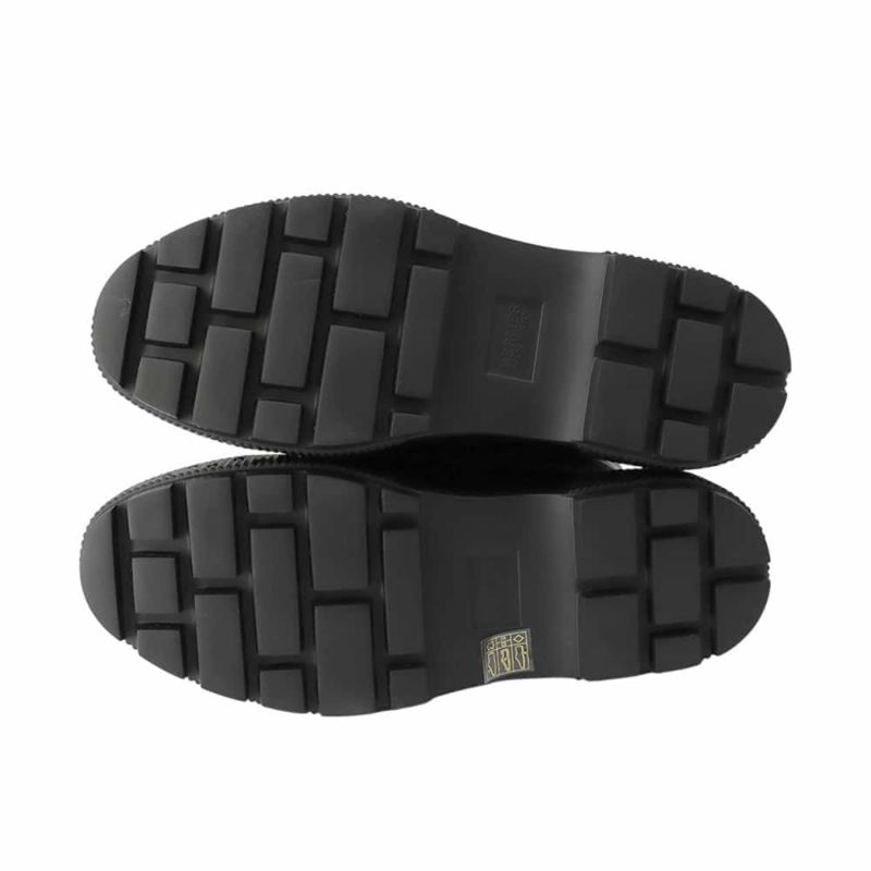 エルメス ショートブーツ フレッシュ オールレザー メンズサイズ42 HERMES 靴 黒