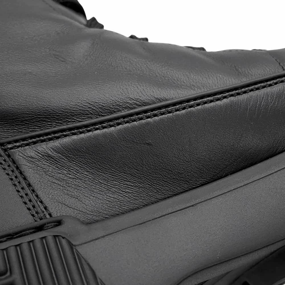 エルメス ショートブーツ フレッシュ オールレザー メンズサイズ42 HERMES 靴 黒