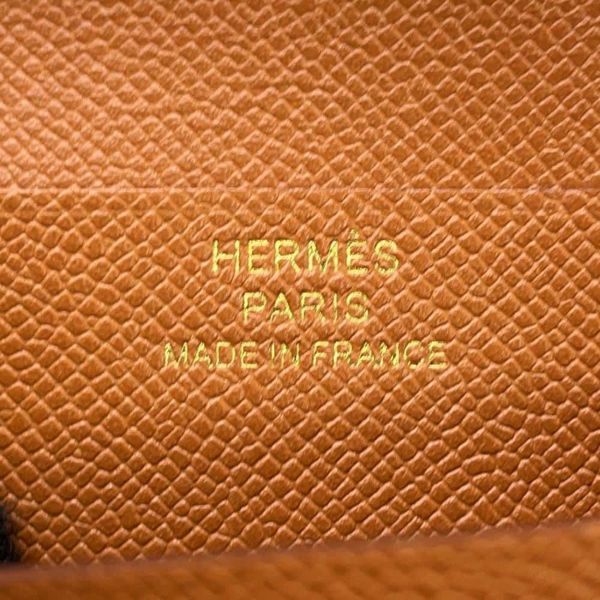エルメス 二つ折り財布 ベアンコンパクト ゴールド/ゴールド金具 ヴォーマダム W刻印 財布