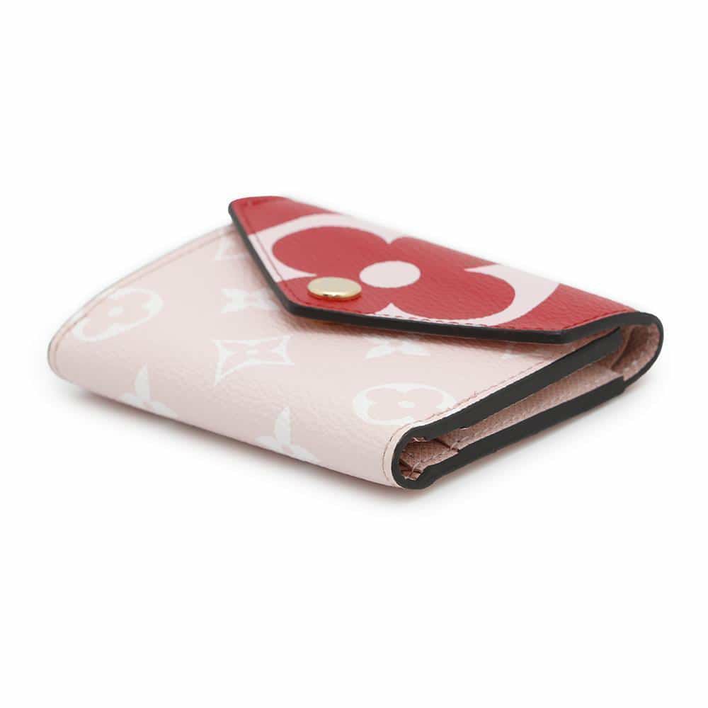 ルイヴィトン 三つ折り財布 モノグラム・ジャイアント ポルトフォイユ・ゾエ M67641 LOUIS VUITTON 白