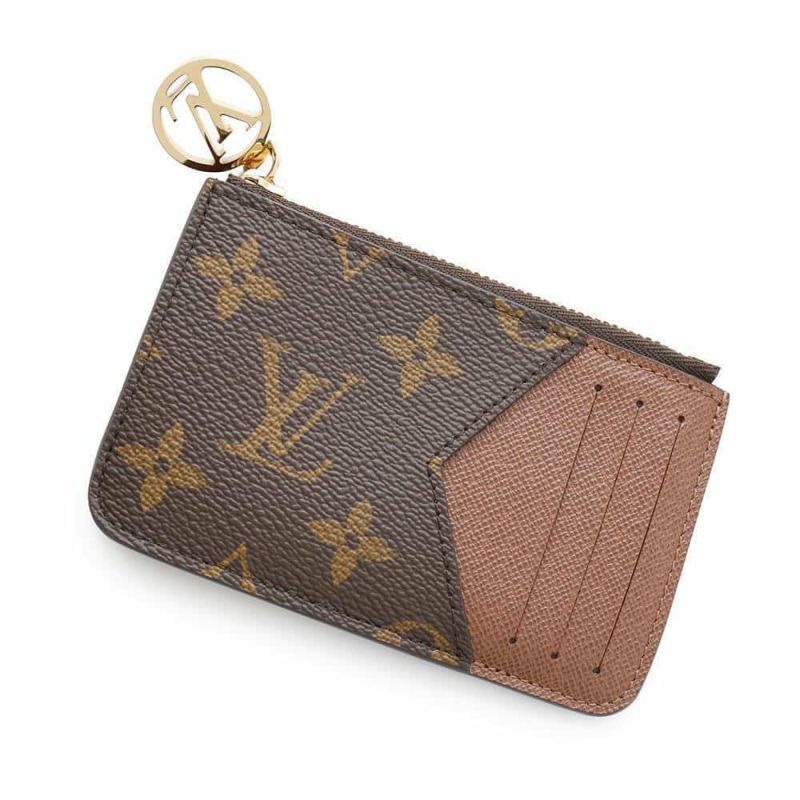ルイヴィトン カードケース モノグラム ポルトカルト・ロミー M81880 LOUIS VUITTON ブラウン 小銭入れ