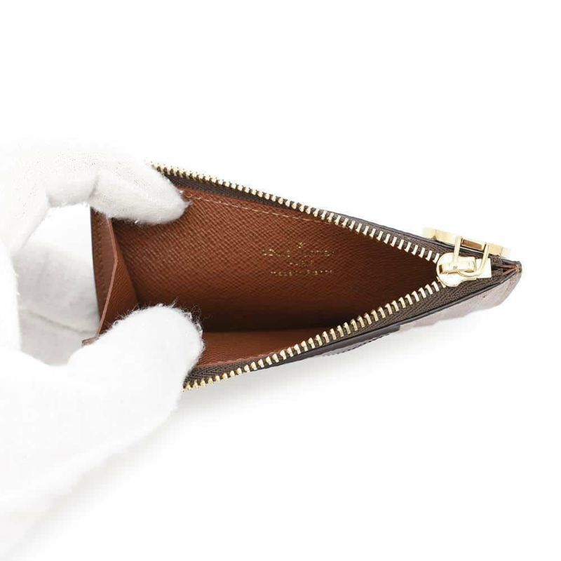 ルイヴィトン カードケース モノグラム ポルトカルト・ロミー M81880 LOUIS VUITTON ブラウン 小銭入れ