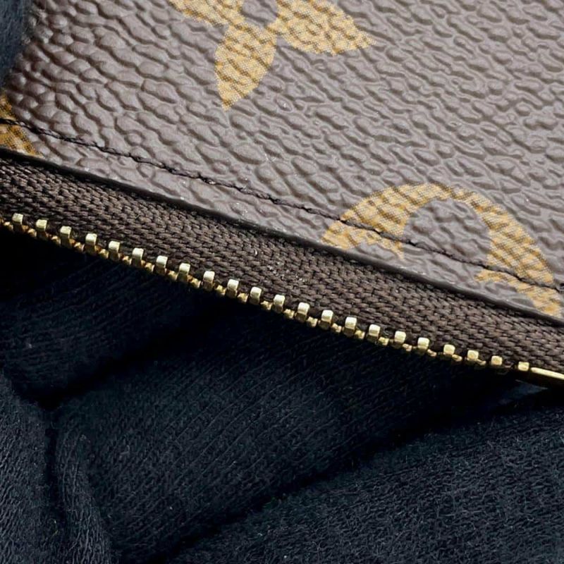 ルイヴィトン カードケース モノグラム ポルトカルト・ロミー M81880 LOUIS VUITTON ブラウン 小銭入れ