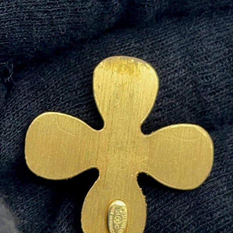 シャネル ネックレス クローバー モチーフ ココマーク ラインストーン 01 C CHANEL アクセサリー