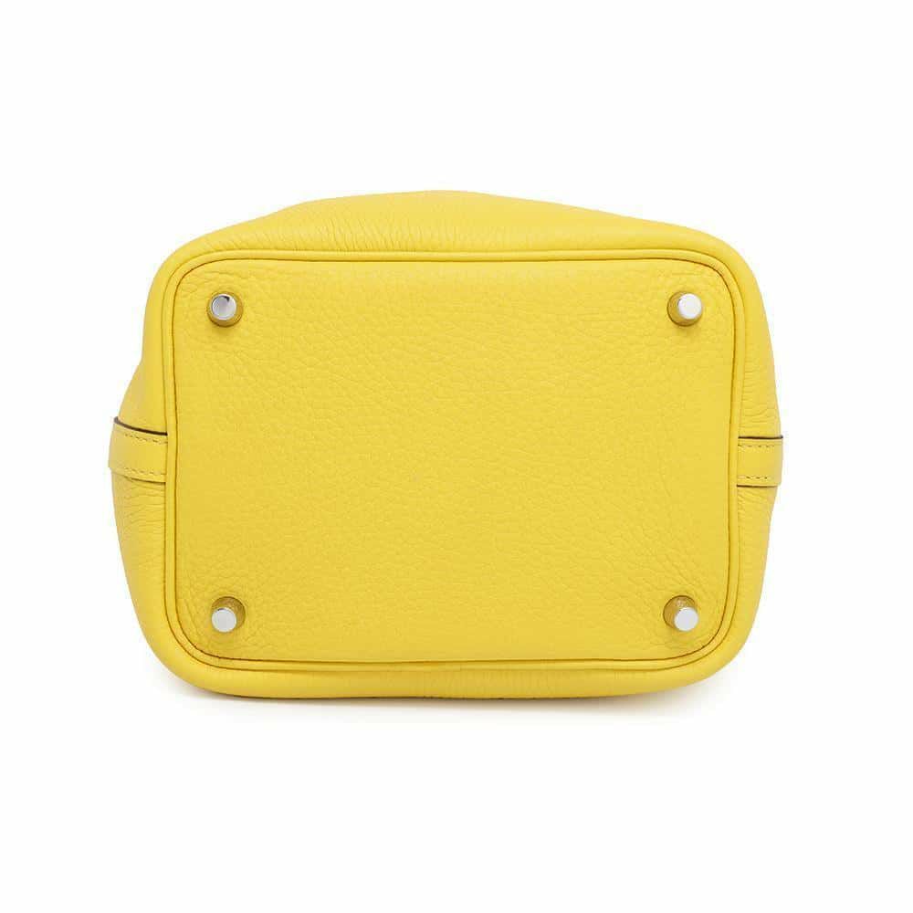 エルメス ハンドバッグ ピコタンロックPM ジョーヌナプル/シルバー金具 トリヨンクレマンス Z刻印