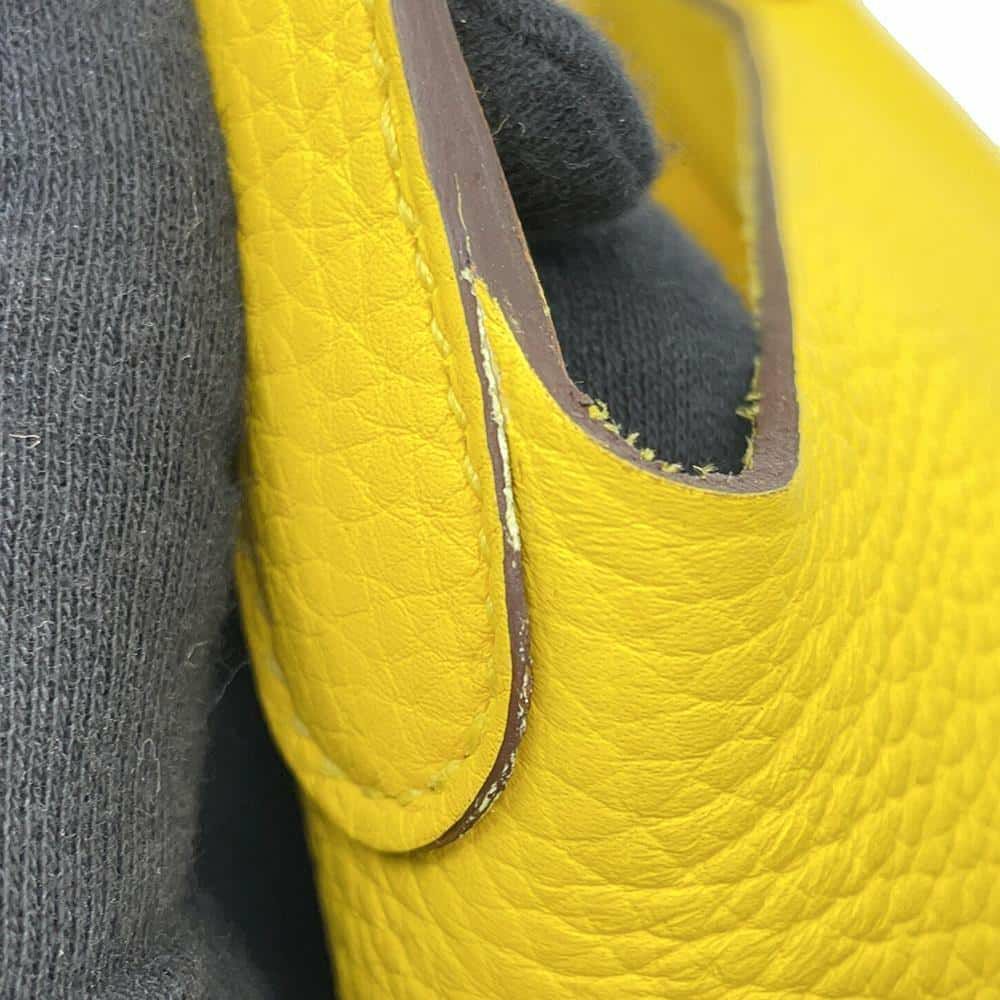 エルメス ハンドバッグ ピコタンロックPM ジョーヌナプル/シルバー金具 トリヨンクレマンス Z刻印