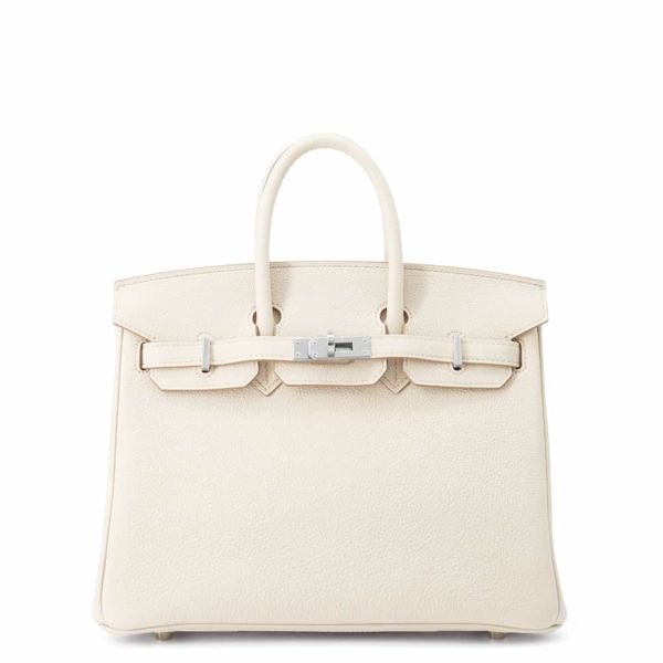 エルメス バーキン25 ベトン/シルバー金具 トゴ W刻印 HERMES Birkin ハンドバッグ