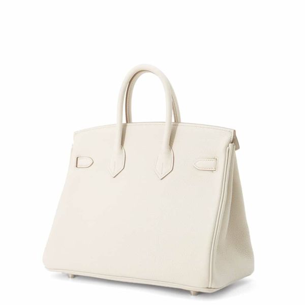 エルメス バーキン25 ベトン/シルバー金具 トゴ W刻印 HERMES Birkin ハンドバッグ