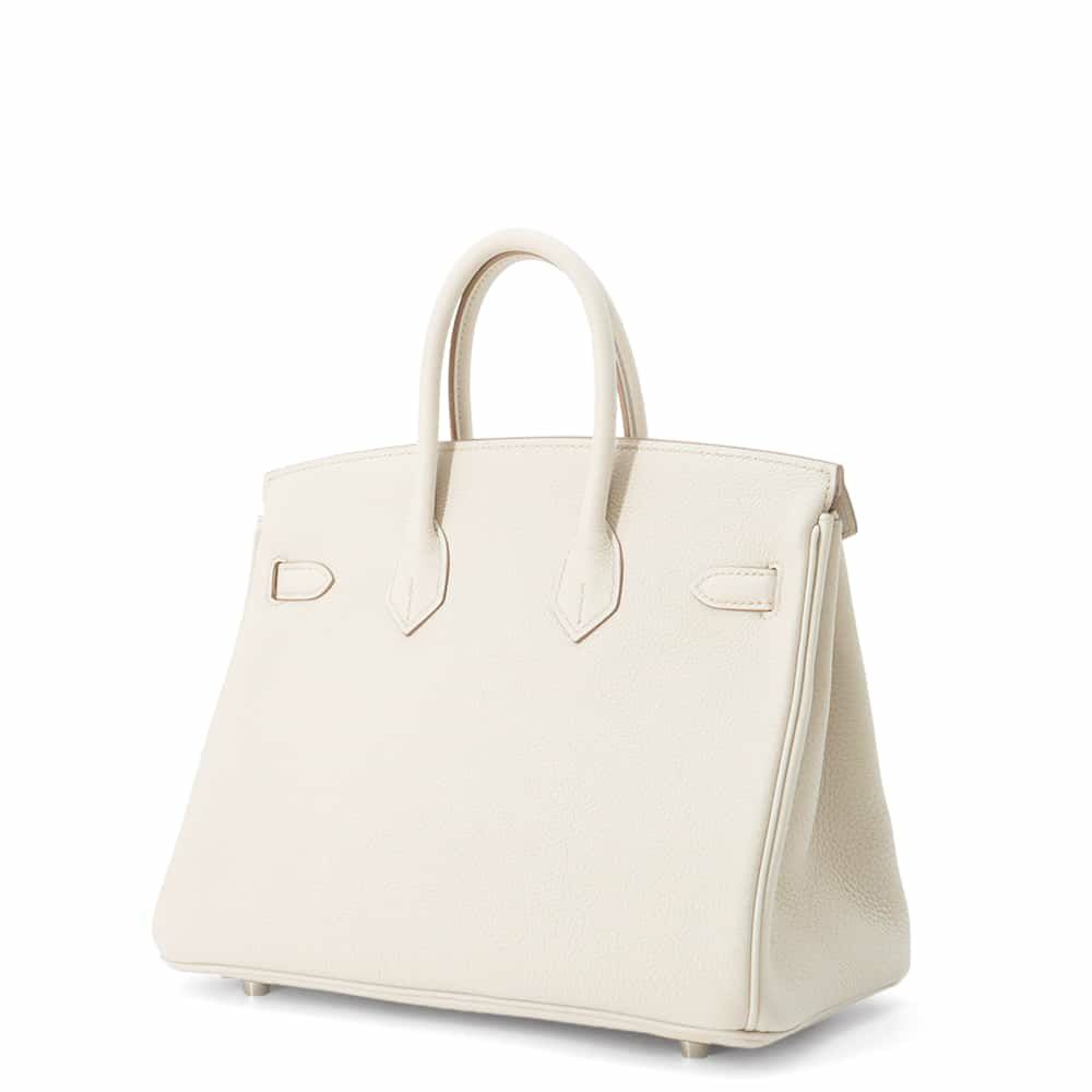 エルメス バーキン25 ベトン/シルバー金具 トゴ W刻印 HERMES Birkin ハンドバッグ