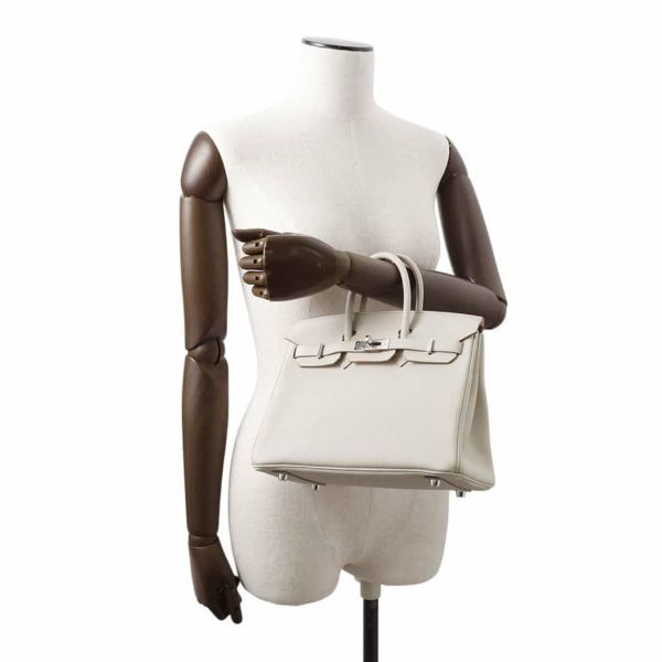 エルメス バーキン25 ベトン/シルバー金具 トゴ W刻印 HERMES Birkin ハンドバッグ