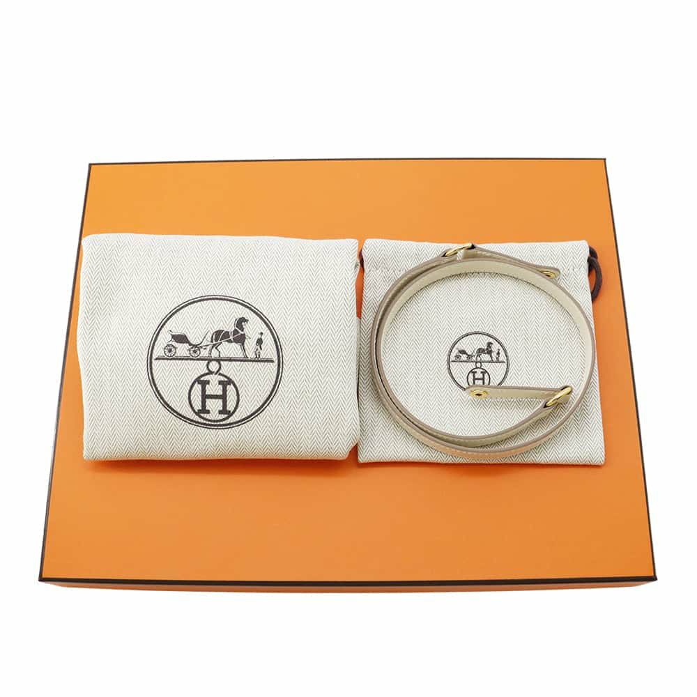 エルメス クラッチバッグ ケリーエラン クレ/ゴールド金具 エプソン W刻印 2wayショルダー