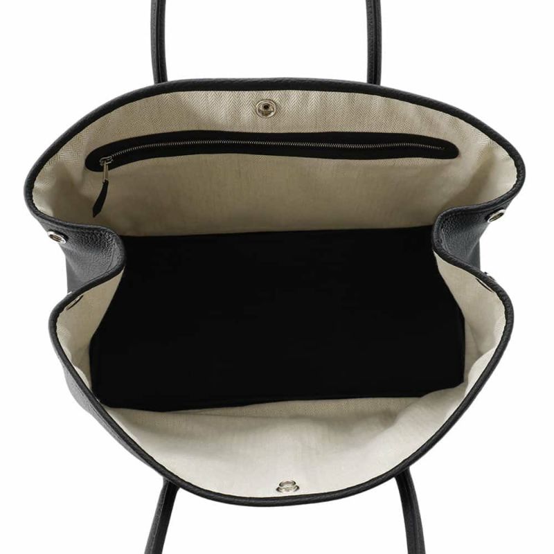 エルメス トートバッグ ガーデンパーティPM ブラック/シルバー金具 ネゴンダ U刻印 黒