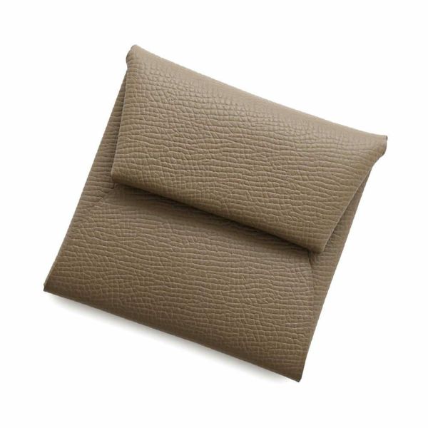 エルメス コインケース バスティア エトゥープ エプソン B刻印 HERMES 財布