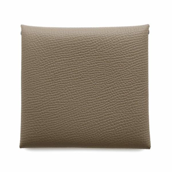 エルメス コインケース バスティア エトゥープ エプソン B刻印 HERMES 財布