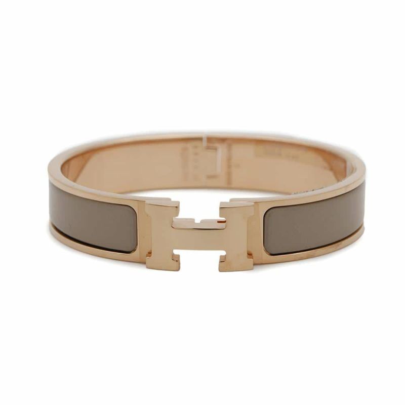 エルメス ブレスレット クリック H クリッククラックPM マロングラッセ/ピンクゴールド金具 HERMES