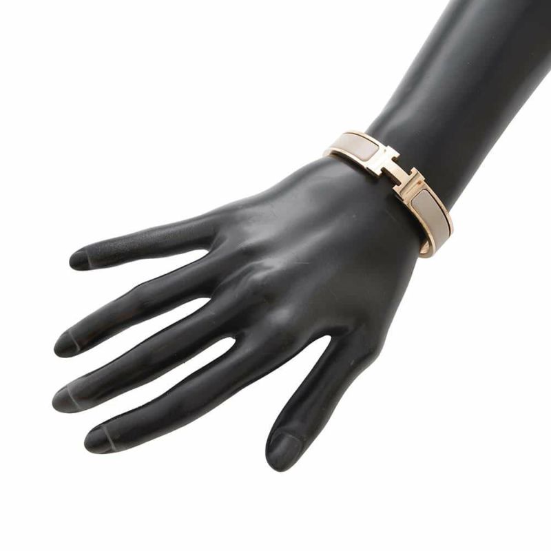 エルメス ブレスレット クリック H クリッククラックPM マロングラッセ/ピンクゴールド金具 HERMES