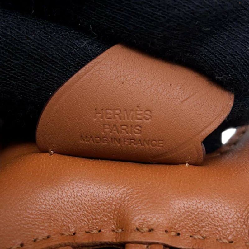 エルメス バッグチャーム ロデオPM ペガサス ゴールド ラムスキン B刻印