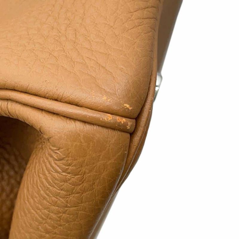 エルメス バーキン35 ゴールド/シルバー金具 トゴ □R刻印 HERMES Birkin ハンドバッグ