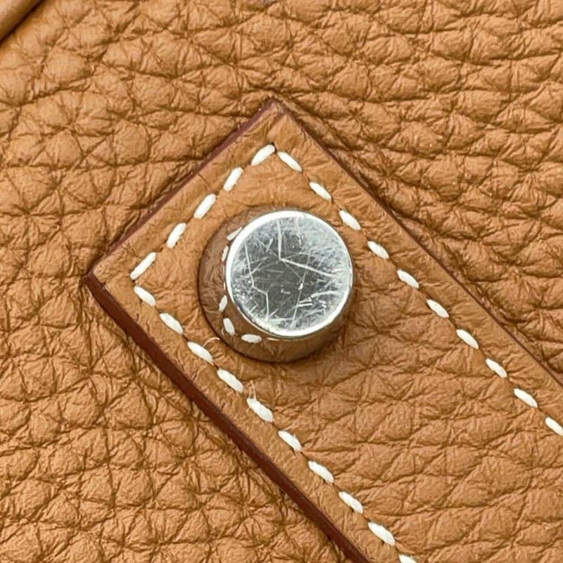 エルメス バーキン35 ゴールド/シルバー金具 トゴ □R刻印 HERMES Birkin ハンドバッグ