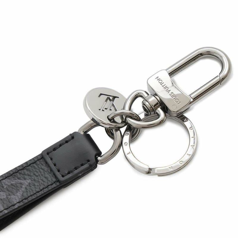 ルイヴィトン キーリング モノグラム・エクリプス ポルトクレ・ドラゴンヌ M61950 ヴィトン キーホルダー ブラック 黒