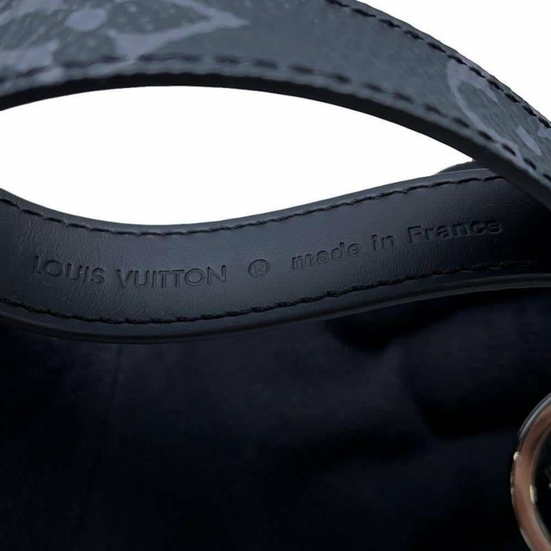 ルイヴィトン キーリング モノグラム・エクリプス ポルトクレ・ドラゴンヌ M61950 ヴィトン キーホルダー ブラック 黒