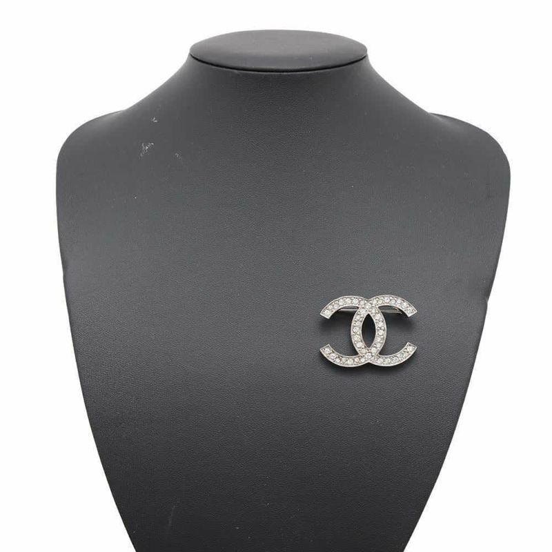 シャネル ブローチ ココマーク ラインストーン 12 C CHANEL アクセサリー