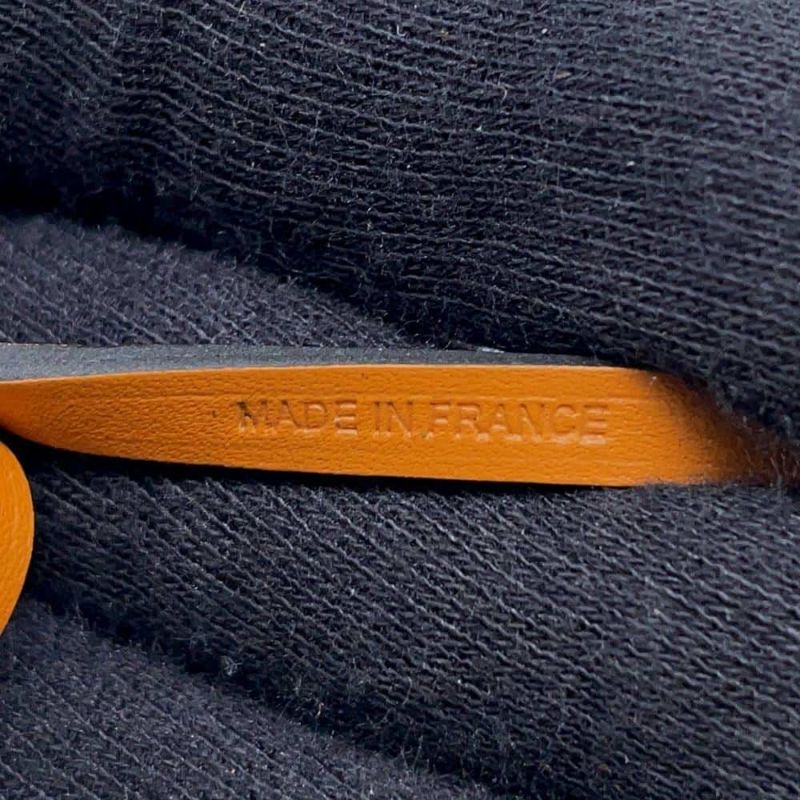 エルメス バッグチャーム オラン・ナノ ルージュクー/ナチュラルサブレ/ブラック エプソン/ヴォーバトラー/ヴァッシュハンター