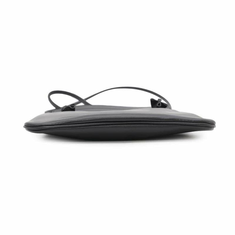 エルメス ショルダーバッグ サック アリーヌ ミニ ブラック/シルバー金具 スイフト C刻印 HERMES 黒