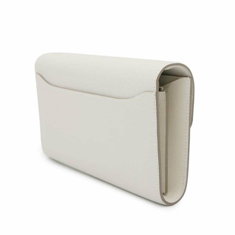 エルメス 長財布 コンスタンス トゥーゴー ロング クレ/シルバー金具 エプソン W刻印 財布