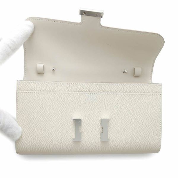 エルメス 長財布 コンスタンス トゥーゴー ロング クレ/シルバー金具 エプソン W刻印 財布