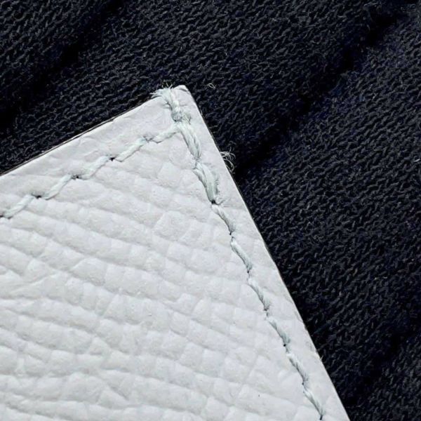 エルメス カードケース ディアボロ ブルーグラシエ/シルバー金具 エプソン X刻印 HERMES パスケース