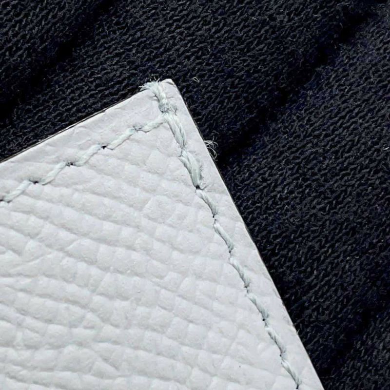 エルメス カードケース ディアボロ ブルーグラシエ/シルバー金具 エプソン X刻印 HERMES パスケース