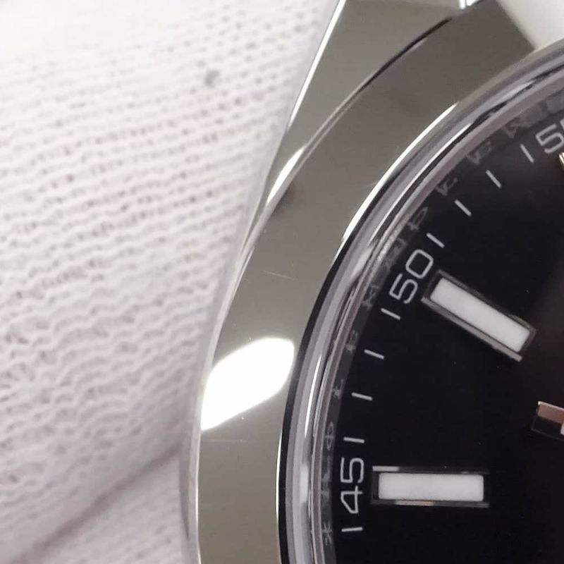 ロレックス デイトジャスト41 ランダムシリアル ルーレット 126300 ROLEX 腕時計 黒文字盤