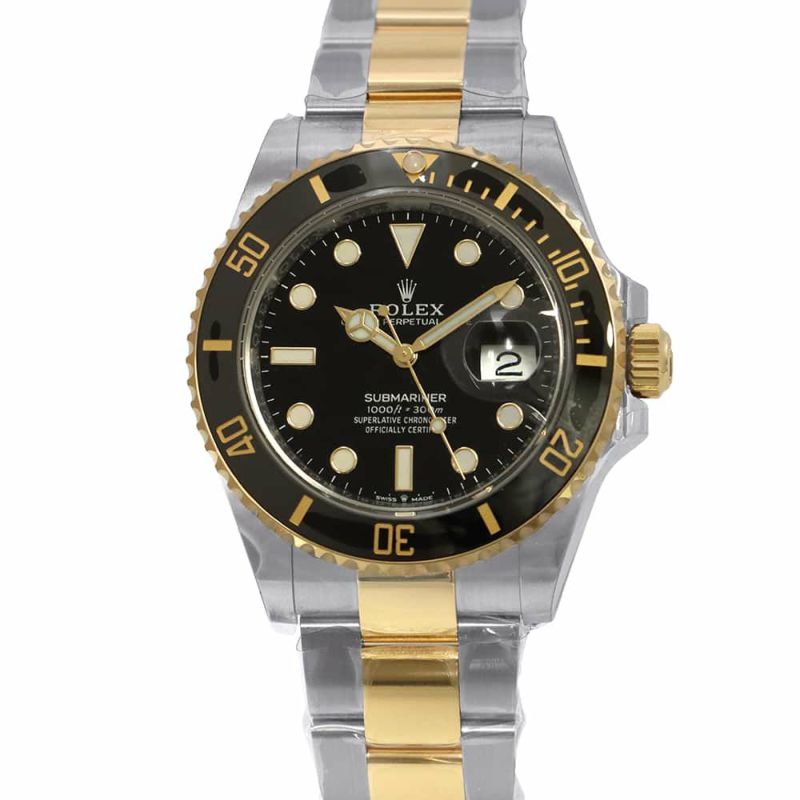 ロレックス サブマリーナ デイト SS/K18YG ランダムシリアル ルーレット 126613LN ROLEX 腕時計 黒文字盤