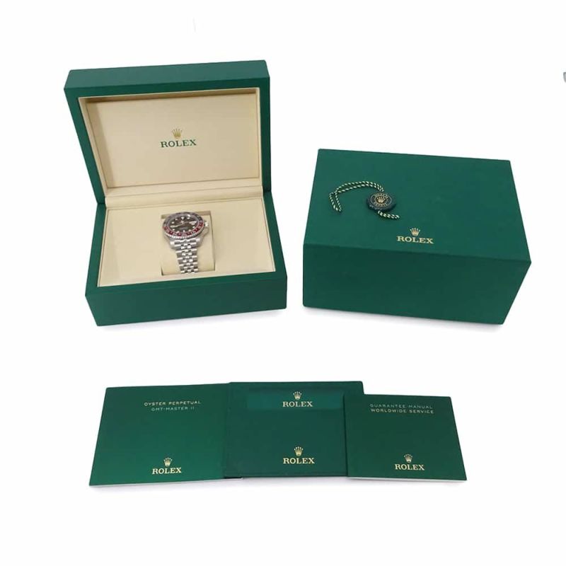 ロレックス GMTマスター2 デイト ランダムシリアル ルーレット 126710BLRO ROLEX 腕時計 黒文字盤