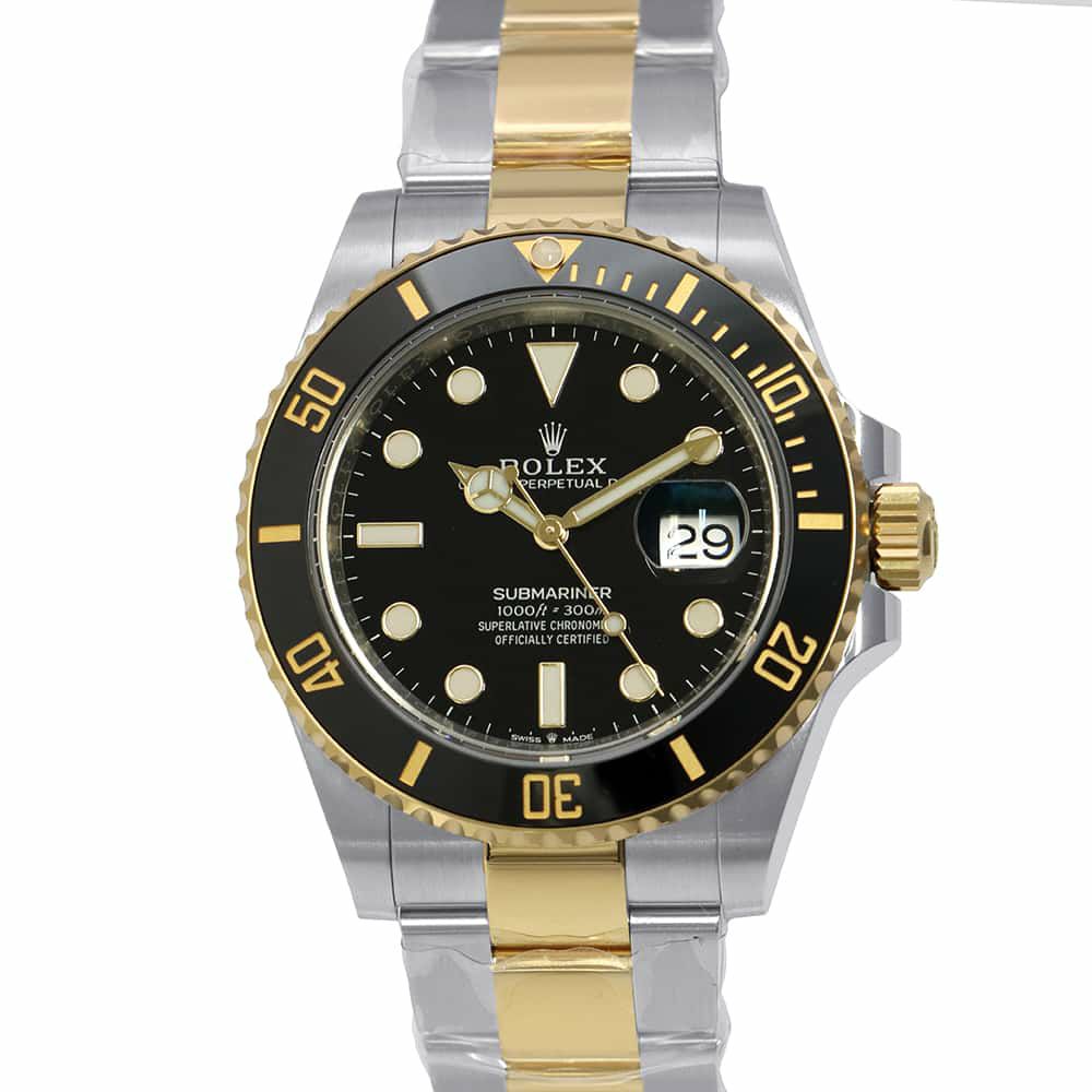 ロレックス サブマリーナ デイト コンビ SS/K18YG 126613LN ROLEX 腕時計 ウォッチ 黒文字盤