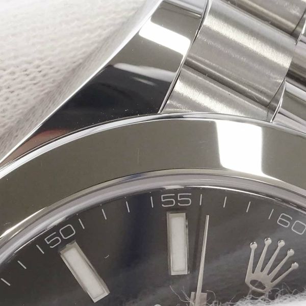 ロレックス デイトジャスト41 ランダムシリアル ルーレット 126300 ROLEX 腕時計 黒文字盤