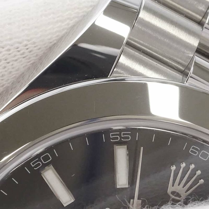 ロレックス デイトジャスト41 ランダムシリアル ルーレット 126300 ROLEX 腕時計 黒文字盤