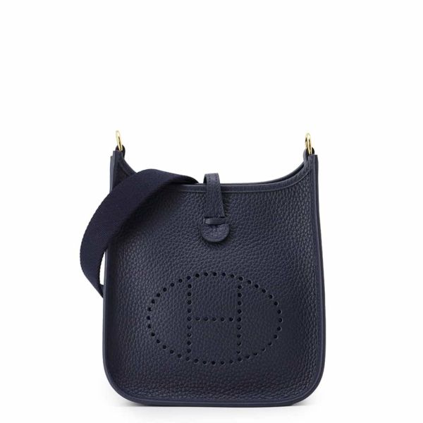 エルメス エブリンTPM アマゾン ブルーニュイ/ゴールド金具 トリヨンクレマンス W刻印